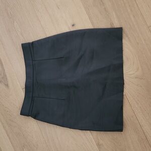 American Apparel vegan leather mini skirt
